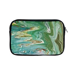 Emerald Patterns Apple Macbook Pro 13  Zipper Case by kaleidomarblingart