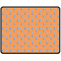 Floral Art Fleece Blanket (medium)  by Sparkle