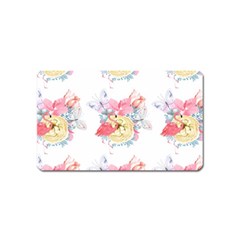 Flamingos Magnet (name Card) by Sparkle