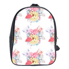 Flamingos School Bag (large) by Sparkle