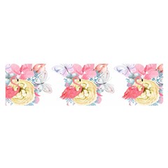 Flamingos Oblong Satin Scarf (16  X 60 ) by Sparkle