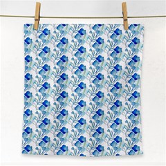 Flowers Pattern Face Towel by Sparkle