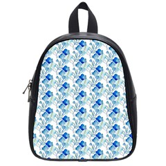 Flowers Pattern School Bag (small) by Sparkle