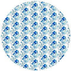 Flowers Pattern Wooden Puzzle Round by Sparkle