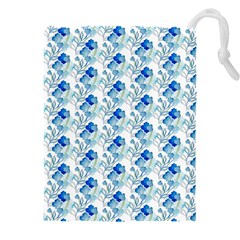 Flowers Pattern Drawstring Pouch (4xl) by Sparkle