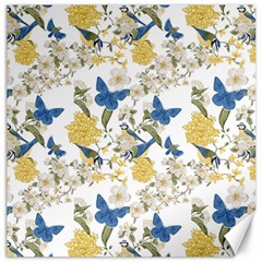 Birds Pattern Canvas 16  X 16  by Sparkle