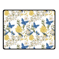 Birds Pattern Double Sided Fleece Blanket (small)  by Sparkle