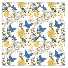 Birds Pattern Square Satin Scarf (36  X 36 ) by Sparkle