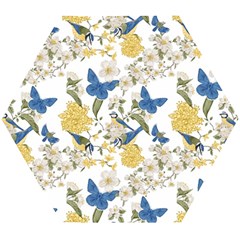 Birds Pattern Wooden Puzzle Hexagon by Sparkle