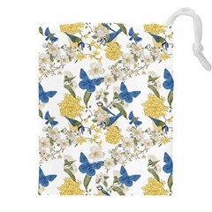 Birds Pattern Drawstring Pouch (5xl) by Sparkle