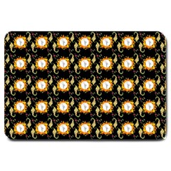 Flowers Pattern Large Doormat  by Sparkle