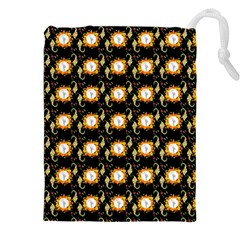 Flowers Pattern Drawstring Pouch (4xl) by Sparkle