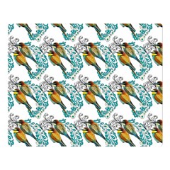 Birds Double Sided Flano Blanket (large)  by Sparkle