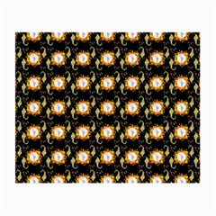 Flowers Pattern Small Glasses Cloth by Sparkle