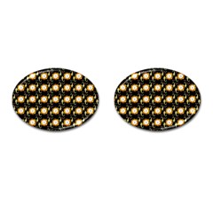 Flowers Pattern Cufflinks (oval) by Sparkle