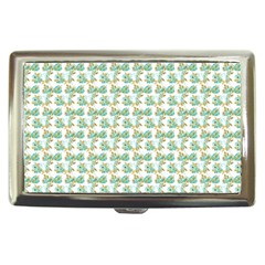 Flowers Pattern Cigarette Money Case by Sparkle