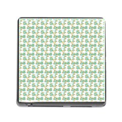 Flowers Pattern Memory Card Reader (square 5 Slot) by Sparkle