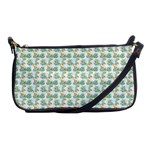 Flowers Pattern Shoulder Clutch Bag Front