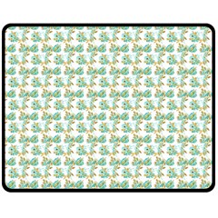 Flowers Pattern Fleece Blanket (medium)  by Sparkle