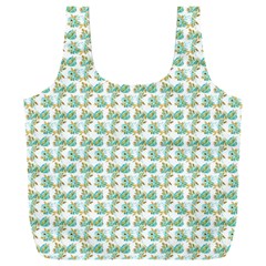 Flowers Pattern Full Print Recycle Bag (xxxl) by Sparkle