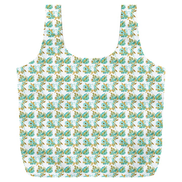 Flowers Pattern Full Print Recycle Bag (XXXL)