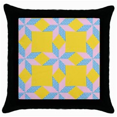 Geometry Throw Pillow Case (black) by Sparkle