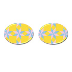 Geometry Cufflinks (oval) by Sparkle