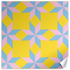 Geometry Canvas 16  X 16  by Sparkle