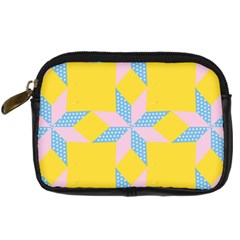 Geometry Digital Camera Leather Case by Sparkle