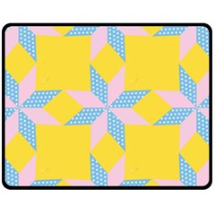 Geometry Fleece Blanket (medium)  by Sparkle