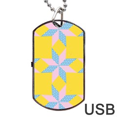 Geometry Dog Tag Usb Flash (two Sides) by Sparkle