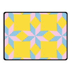 Geometry Double Sided Fleece Blanket (small)  by Sparkle