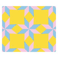 Geometry Double Sided Flano Blanket (small)  by Sparkle