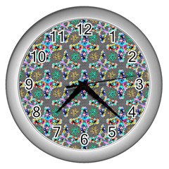 Digitalart Wall Clock (silver) by Sparkle