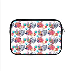 Flowers Diamonds Pattern Apple Macbook Pro 15  Zipper Case by Sparkle