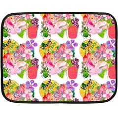 Bunch Of Flowers Fleece Blanket (mini) by Sparkle