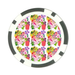 Bunch Of Flowers Poker Chip Card Guard (10 Pack) by Sparkle