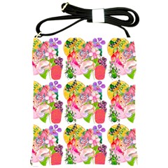 Bunch Of Flowers Shoulder Sling Bag by Sparkle