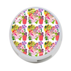 Bunch Of Flowers 4-port Usb Hub (one Side) by Sparkle