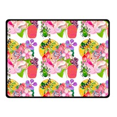 Bunch Of Flowers Fleece Blanket (Small)