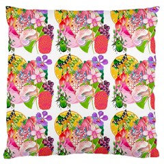 Bunch Of Flowers Large Cushion Case (One Side)