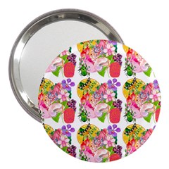 Bunch Of Flowers 3  Handbag Mirrors by Sparkle