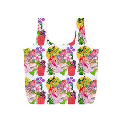 Bunch Of Flowers Full Print Recycle Bag (s) by Sparkle