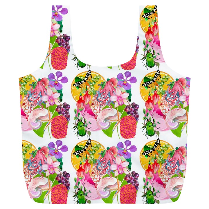 Bunch Of Flowers Full Print Recycle Bag (XL)