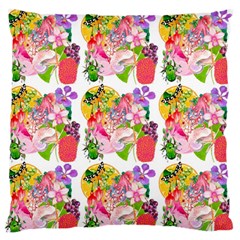 Bunch Of Flowers Large Flano Cushion Case (two Sides) by Sparkle