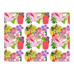 Bunch Of Flowers Double Sided Flano Blanket (mini)  by Sparkle