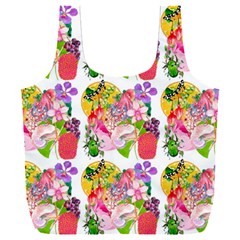 Bunch Of Flowers Full Print Recycle Bag (xxxl) by Sparkle