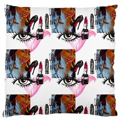 Modern Art Large Cushion Case (two Sides) by Sparkle