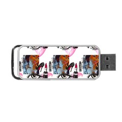 Modern Art Portable Usb Flash (two Sides) by Sparkle