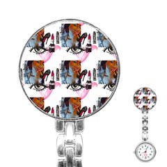 Modern Art Stainless Steel Nurses Watch by Sparkle